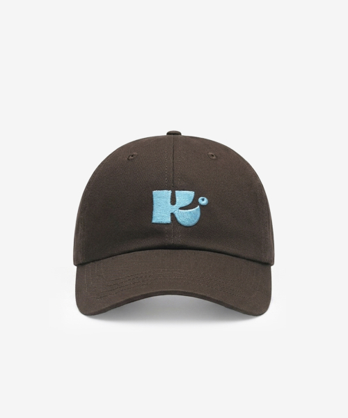 Monogram Ball Cap_BROWN