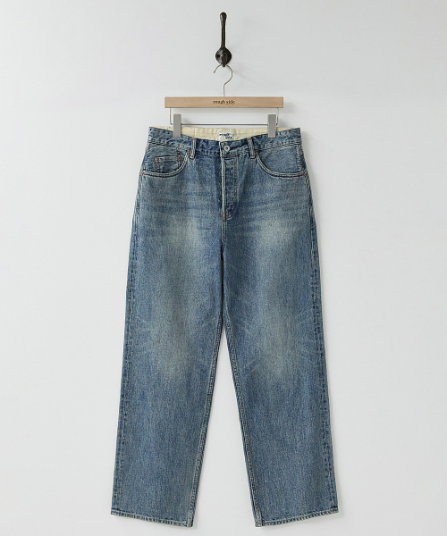 5P Denim Pants Faded Blue