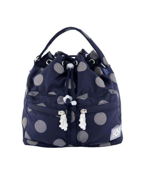 Dotty Bucket Bag (Navy)