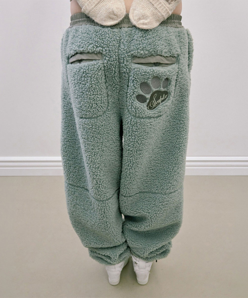 Teddy Wide Pants Sage