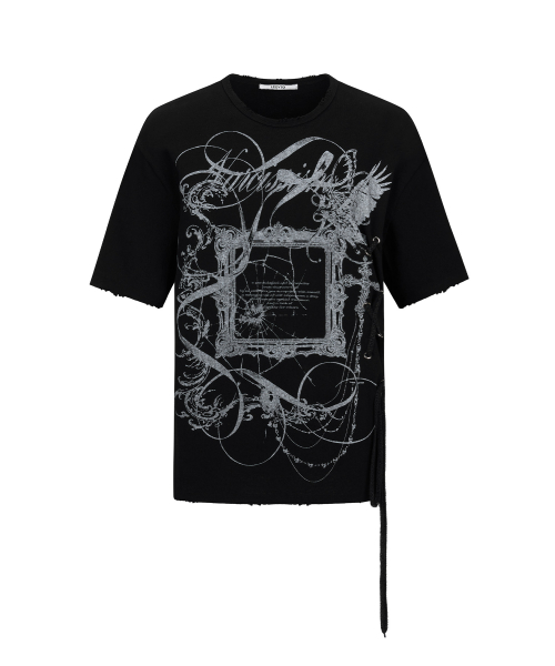 Narcissism String T-Shirt_[Black]