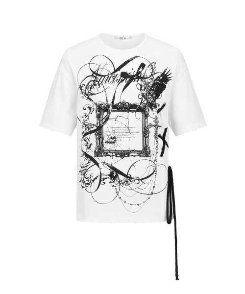 Narcissism String T-Shirt_[White]