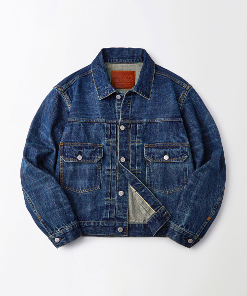 SELVEDGE DENIM 2ND JACKET_MEDIUM BLUE