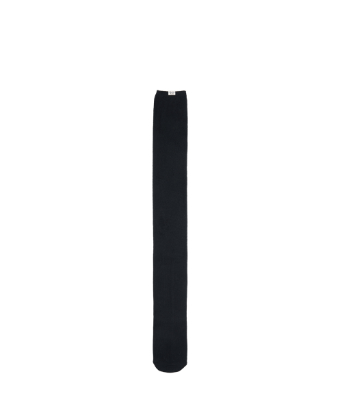 LOOSE-FIT LOGO KNEE SOCKS IN BLACK