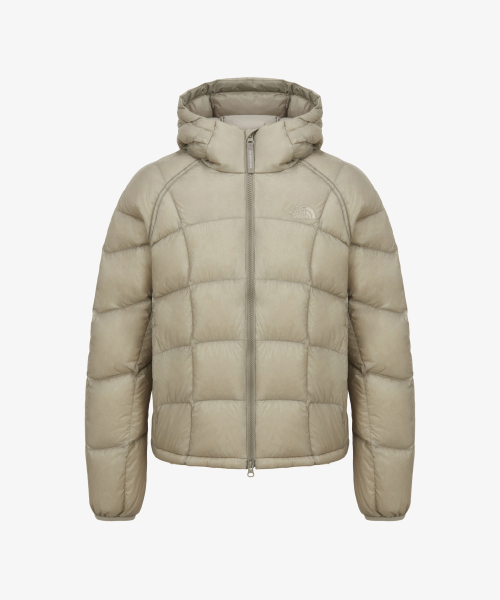 NJ1DS91C 여성 라이트 팩 다운 자켓 GRAYISH_BEIGE