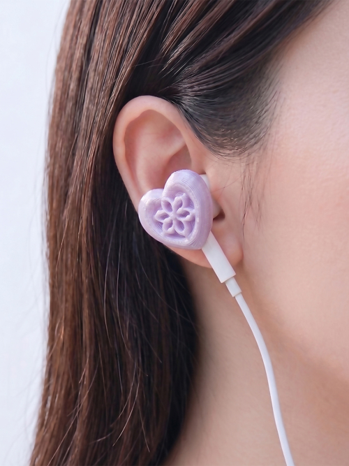 Heritage Heart Ear Charm_6 color
