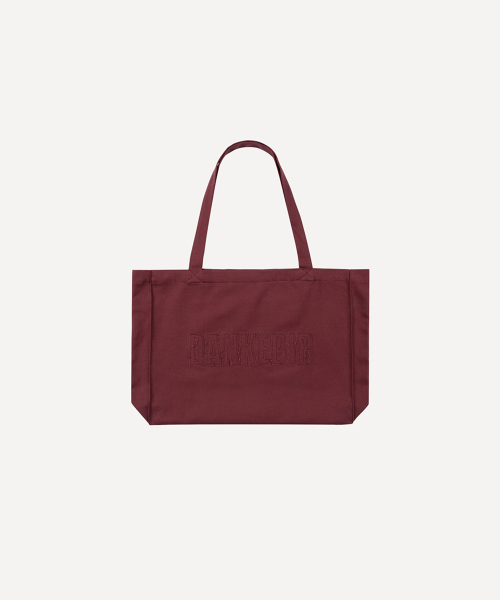 DANKEDIR logo cotton bag - wine