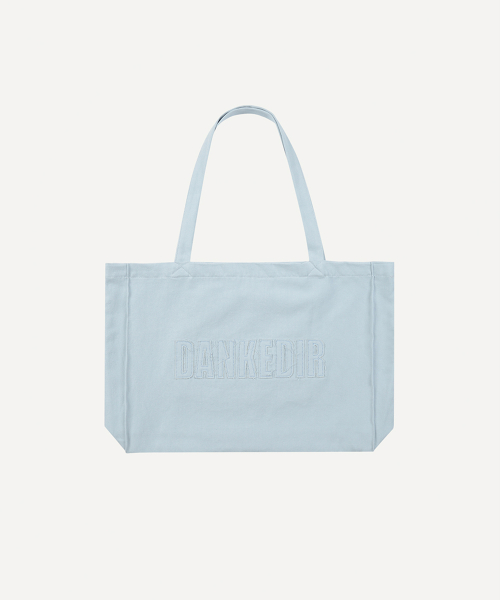 DANKEDIR logo cotton bag - skyblue