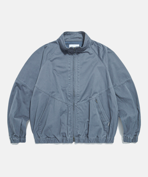 Washed Track Jacket Pale Blue