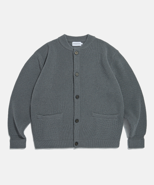 Miller Heavyweight Cardigan Asphalt