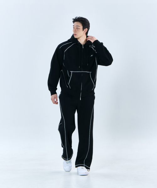 [SET] 배색 가이루빠 특양면 셋업 BNZHD02 BNZLPT02