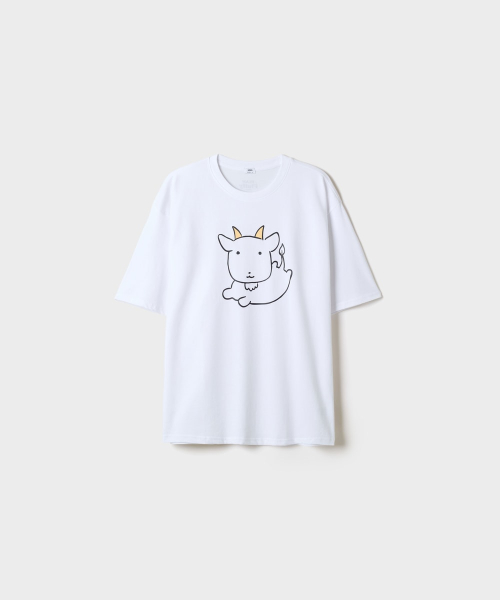 [가나디] 별자리 반팔 티셔츠(Light Brown)_SPRLG49U01