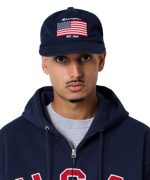 USA 로고 볼캡 Navy