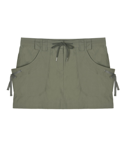 CARGO POCKET MINI SKIRT_KHAKI