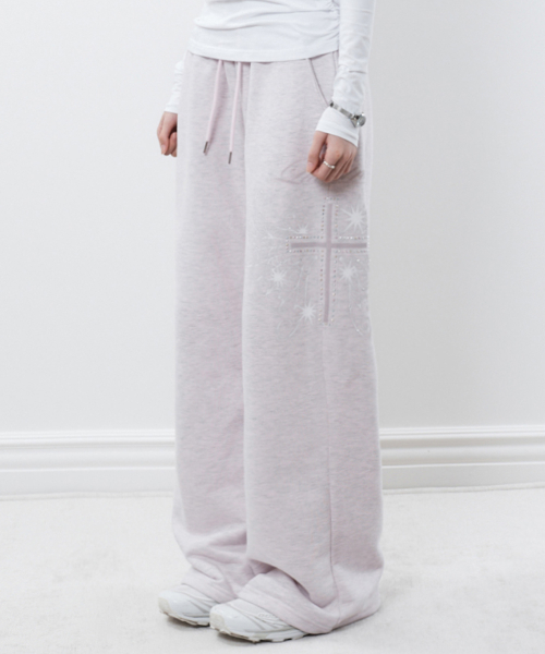 RL CROSS COLORSTONE TRAINING PANTS(PINK)