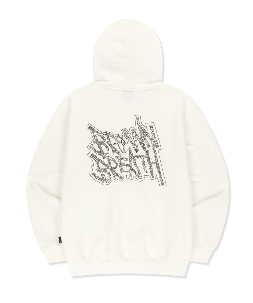 BB 20TH DOODLE TAG HOODIE - IVORY