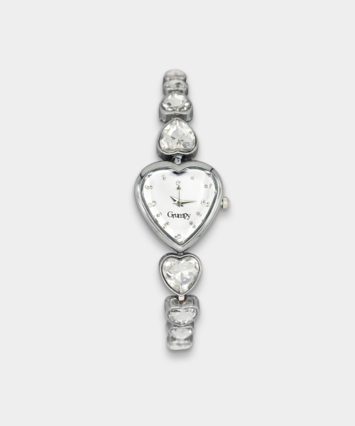 Crystal Heart Frame Watch