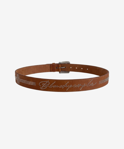 Haze Stud Belt _Caramel Brown