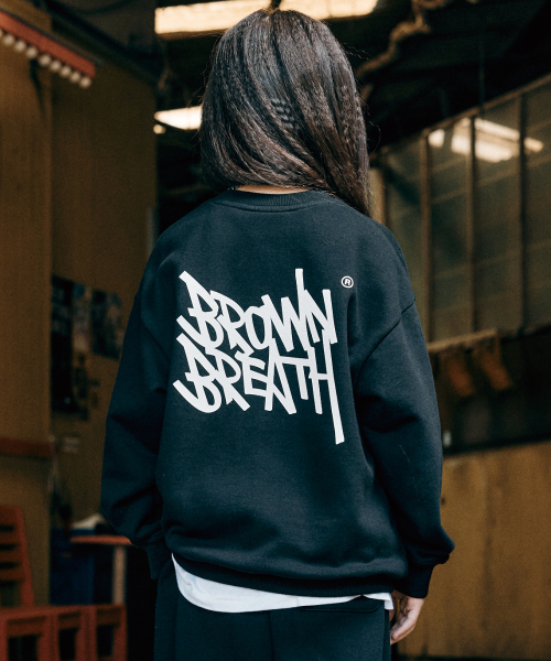 KIDS TAG CREWNECK - BLACK