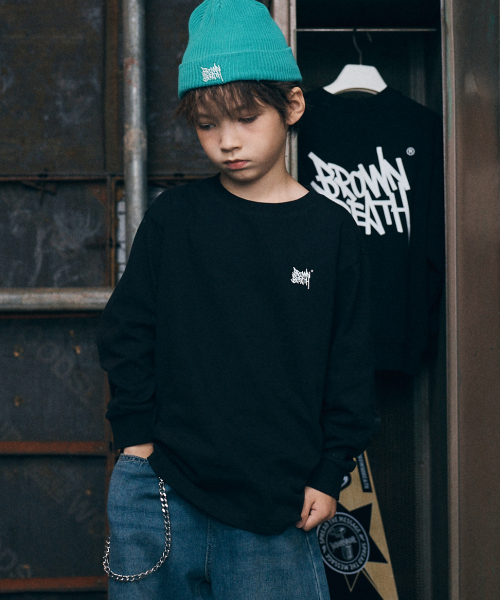 KIDS TAG LONG SLEEVE - BLACK