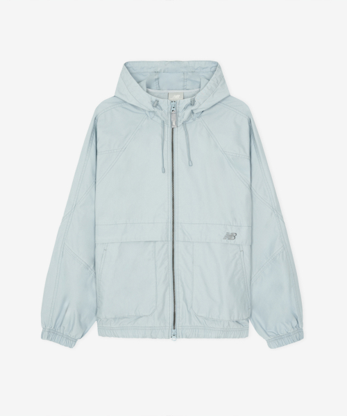 NBNAG3W832 / WOMEN ALLDAY 워시드 후드형 바람막이 (D/BLUE)