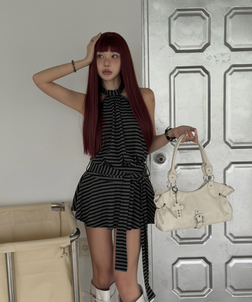 [유나제이 PICK] Delphine Bag - Smoke White