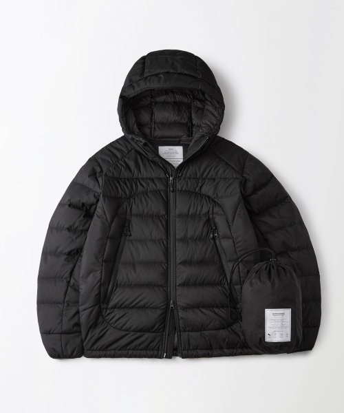 PCU FEATHERED DOWN JACKET_BLACK