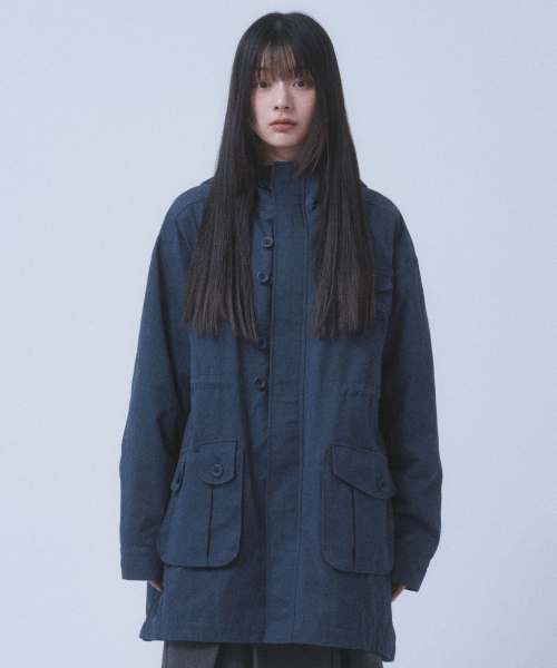 QUILTED FIELD JACKET [VINTAGE BLUE]