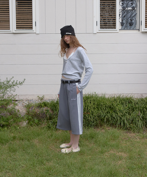 Bask bermuda track pants - Gray