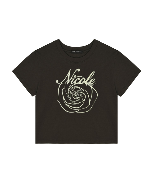 NICOLE ROSE CROP TOP_BROWN