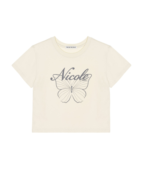 NICOLE BUTTERFLY CROP TOP_BEIGE