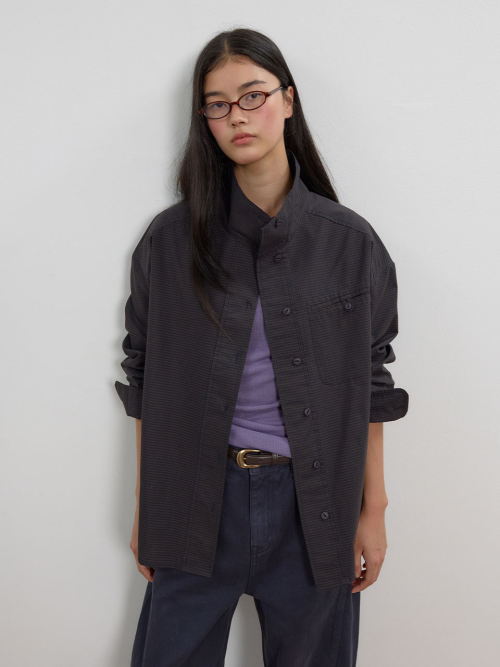 High Neck Half Blouson Shirt MU2678BL801M