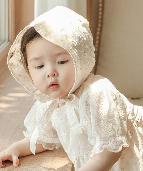 데이지 꽃 흩날릴쯤에.. 쪼꼬미 보넷 - 아기 모자