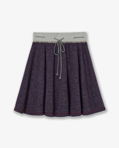 STRING LACE SKIRT [PURPLE]