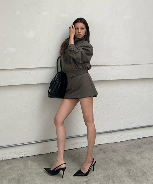 Kenny Wool Skirt (Brown)