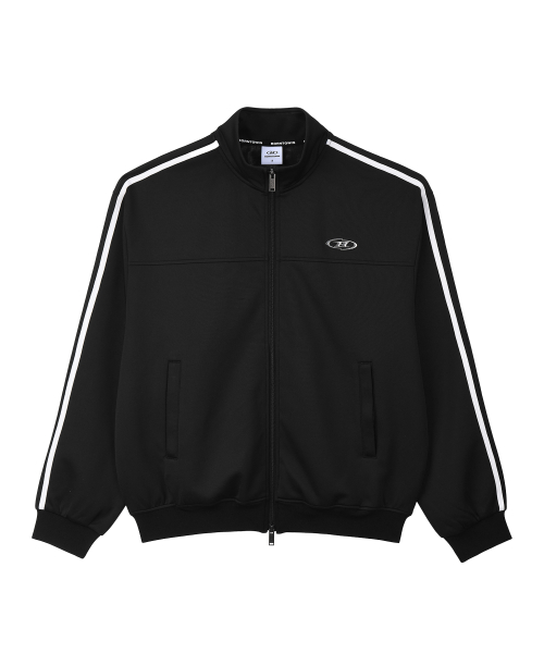 CHROME B TRACK LINE JERSEY JACKET [BLACK]