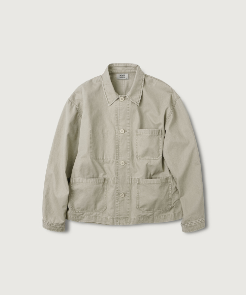VTG 코튼 초어 자켓_Light Beige