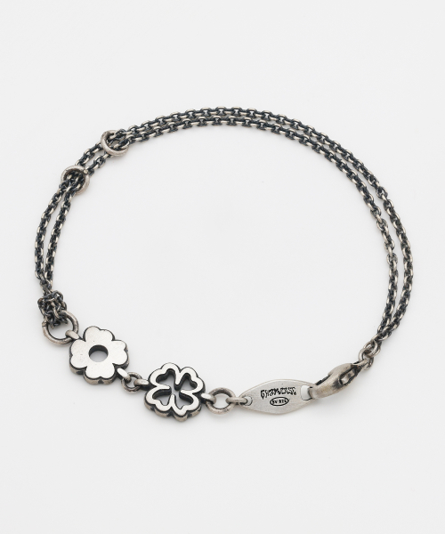 Clover Lace Knot Bracelet (925 Silver)