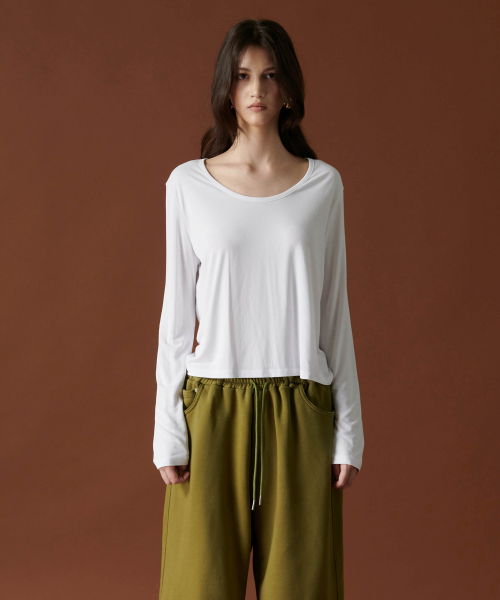 Row U Neck T Shirts (5color)