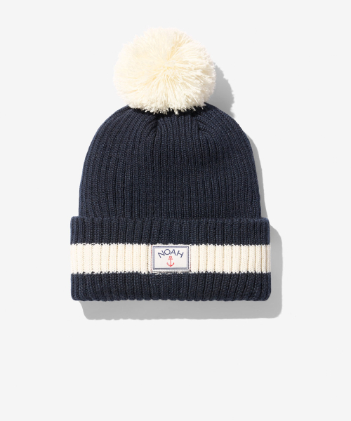 (U) 앵커 비니 네이비 화이트 ANCHOR BEANIE NAVY / WHITE