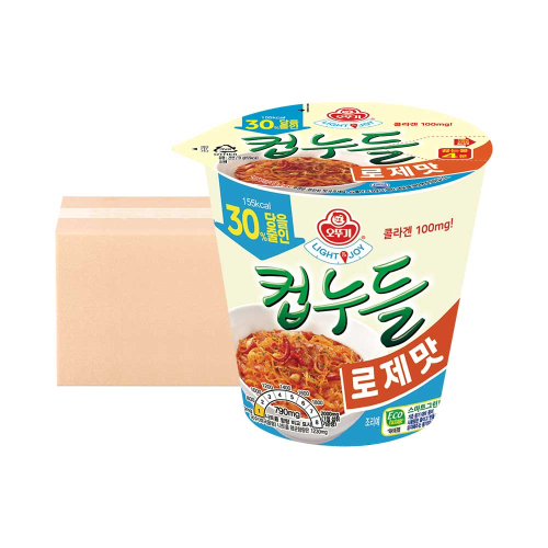 오뚜기 당을 줄인 컵누들 로제맛 51g 15개