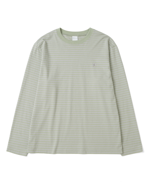 TCM mini logo stripe long sleeve (mint)