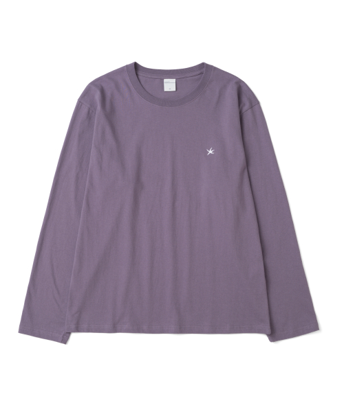 TCM starfish mini logo long sleeve (purple)