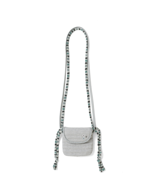 TCM knit quilted mini bag (grey)