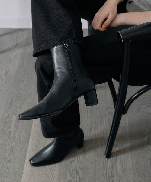 Kailin Square Ankle Boots (5cm)