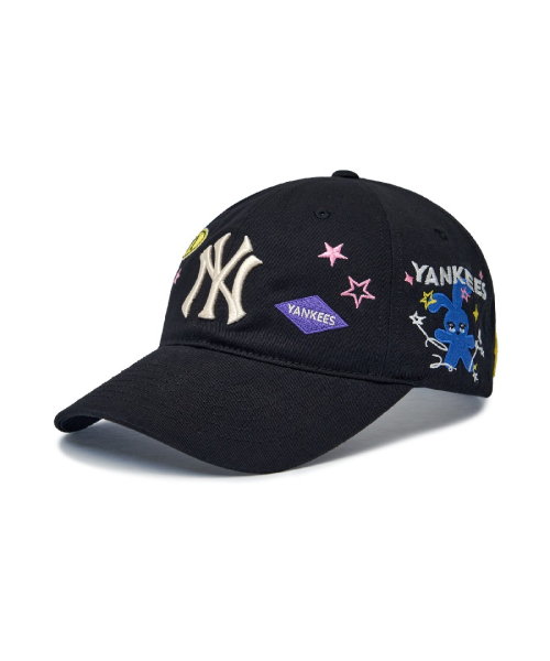 스타 버니 언스트럭쳐 볼캡 NY (Black)