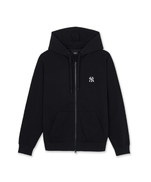 베이직 스몰로고 후드집업 NY (Black)