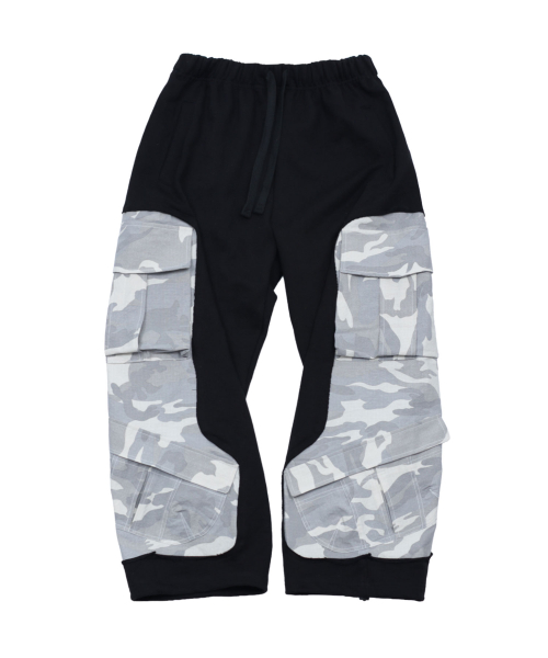Camo Multi-Pocket Training Pants White