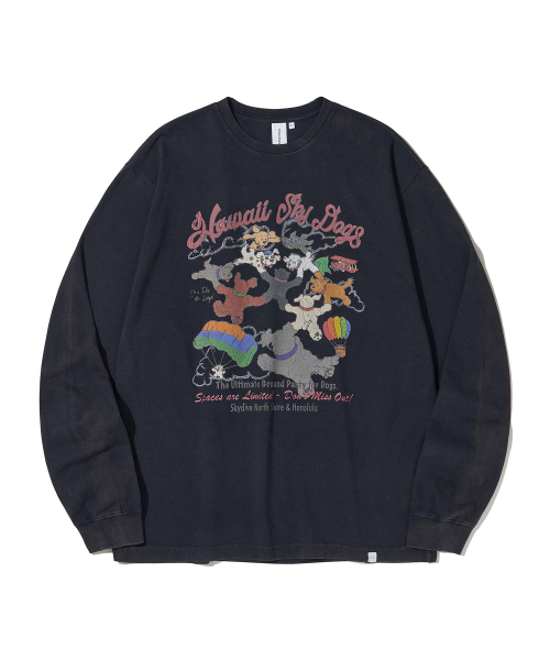 Sky Dog Long Sleeve T-Shirt_Navy
