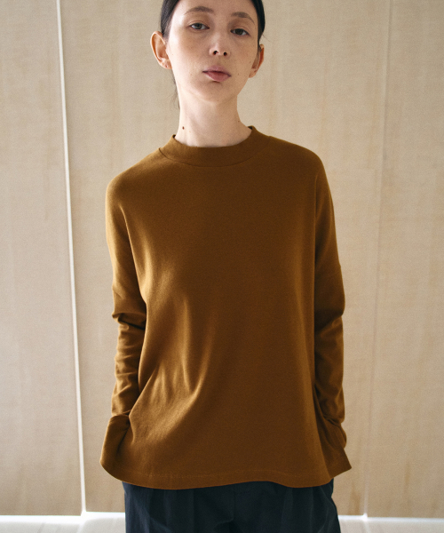 Mock Neck T-Shirts_4COLOR